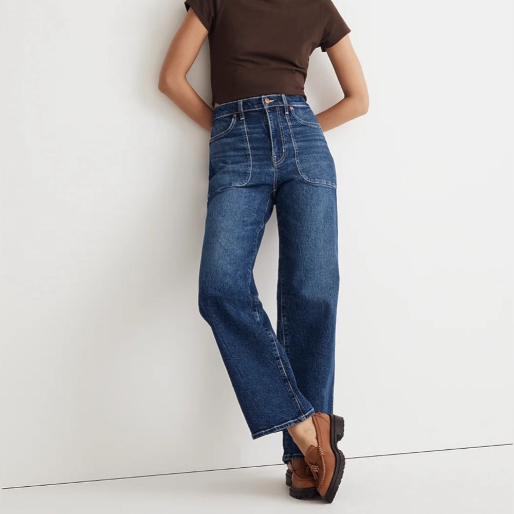 Madewell The Perfect Wide Leg Vintage Jean size 29